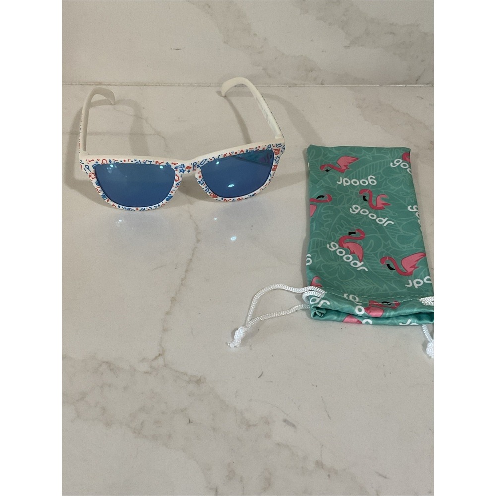 Goodr OG Running Sunglasses Fireworkin Hard Or Hardly Fireworkin Stars Stripes